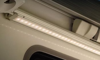 Riel para tira LED de toldo Omnistor 5200 3 x 2,50 m para cofre antracita - Imagen 4