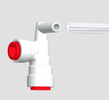 Salida Agua con válvula de seguridad Truma JG doble - 34020-64000 - Imagen 2