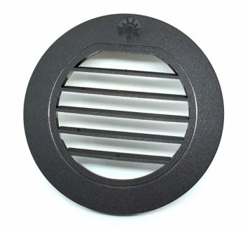 Salida de aire 30 negra Ø 60