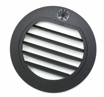 Salida de aire 30 negra Ø 90