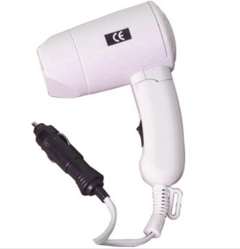 Secador de pelo plegable 12V
