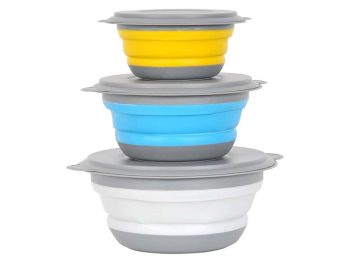 Tupperware de silicona plegables