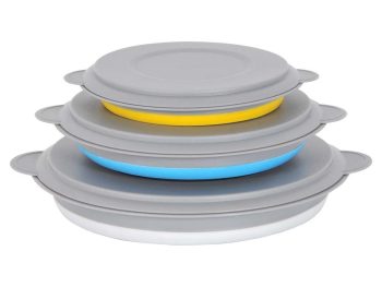 Tupperware de silicona plegables - Imagen 3