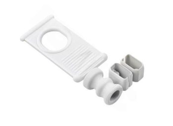 Kit tirador gris persiana enrollable con muelles