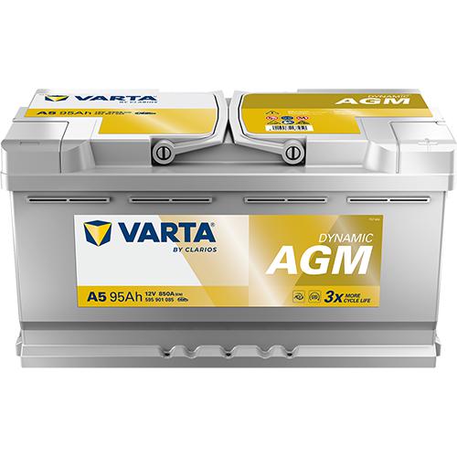 Batería AGM 95 Ah Varta Professional Dynamic