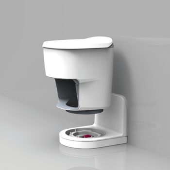 Clesana C1 inodoro portatil de sellado con adaptador en L