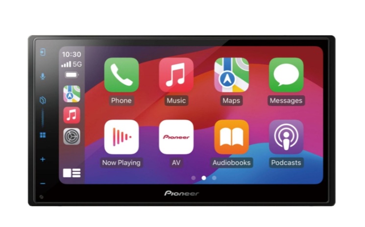 Equipo multimedia 2 DIN Pionner 7¨Apple CarPlay/ Android Auto inalámbrico