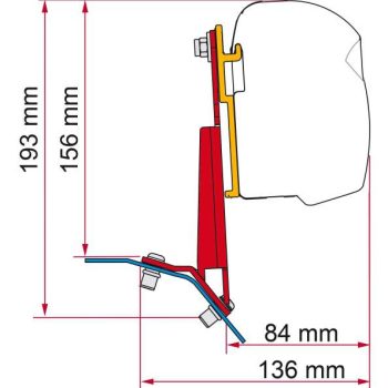Kit instalación toldo F43 Van - Ford Custom <24