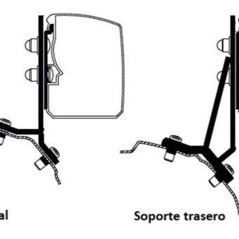 Kit Omnistor 3200 Ford Transit / Tourneo Custom Minivan Fijo
